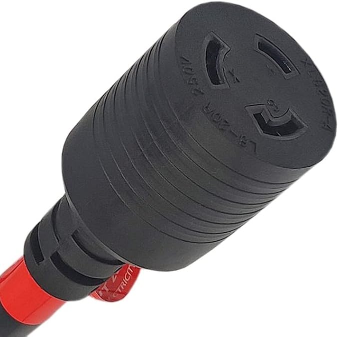 FC-65L62 Welder Adapter Cord NEMA 6-50P to NEMA L6-20R Male 6-50P Welder Plug to Female L6-20R Lock 3 Prong Receptacle Adapter Output Maximum 20Amp 250Volt