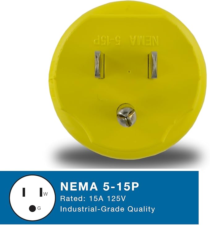 Conntek 30222-YW 15A to L5-30R Plug AdapterYellow