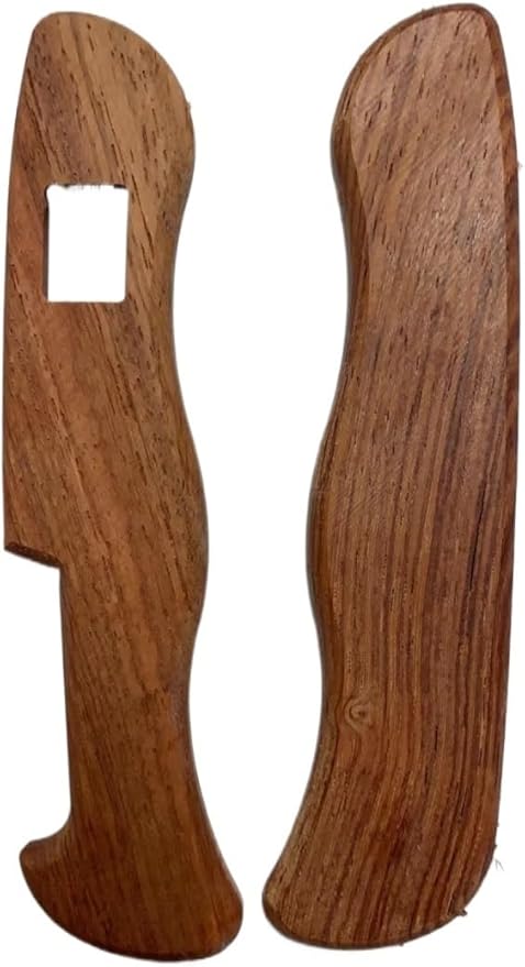 1 Pair Wooden Scales Handle Fits for 111MM Knife Handle Patch DIY Replacement