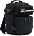 WOLFpak 9L Mini Tactical Backpack (Alpha Black) | Compact Small Everyday Carry Bag for Gym School Travel | Durable Water-Resistant Daypack with Molle System and Patch Panel