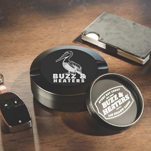 Buzz &amp Heaters Metal Container for Zyn | Metal Holder for Zyn |Metal Can for Zyn | Metal Cases for Zyn Holder | Metal Pouch Cans for Zyn | Offshore Pelican Anodized