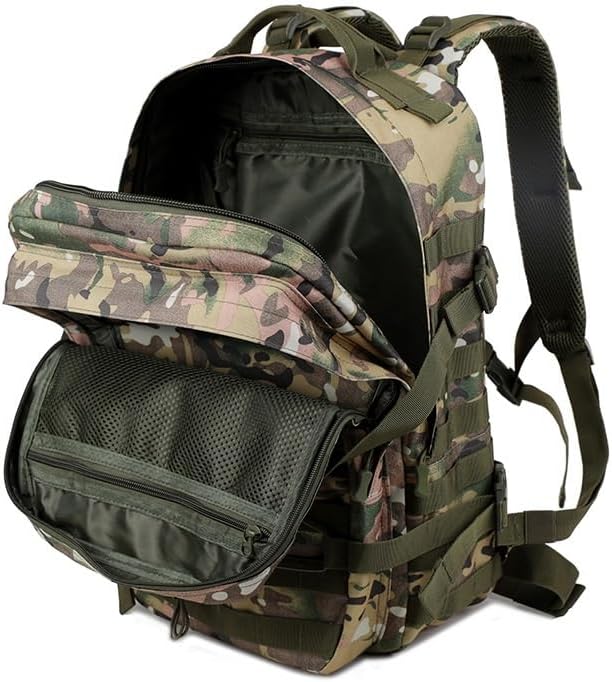 Tactical Backpack Military Molle Hiking 20-35L Assault tactics for mountaineering travel outdoors camouflage army green