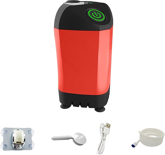 ACAGALA Portable Shower for Camping Electric Shower Pump IPX7 Waterproof with Digital Display for Camping Hiking Backpacking Travel Beach Pet Watering