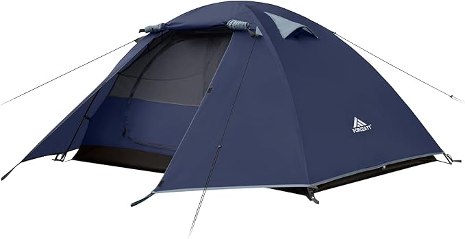 Forceatt Camping Tent 2/3/4 Person Professional Waterproof &amp Windproof Lightweight Backpacking Tent Suitable for OutdoorHikingCamping Mountaineering and Travel