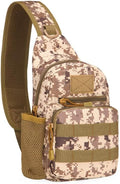 Outdoor Sports Hiking Sling Bag Shoulder Pack Camouflage Tactical Molle Chest Bag