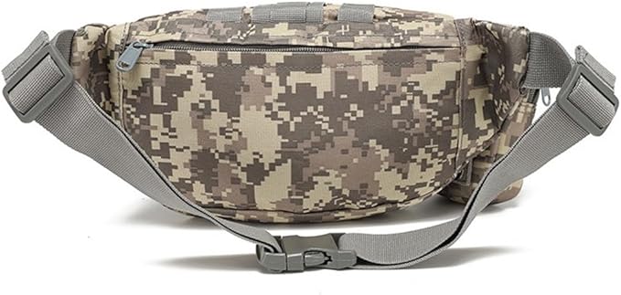 Tactical Waist Pack Military Fanny Pack for Men Outdoor Army Waist Bag Large Waist Pack for Daily Life Cycling Camping Hiking Hunting Fishing (ACU)