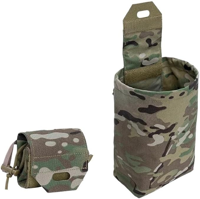 Compatible For Tactical Foldable Recycling Bag Dump Pouch Drop durable Mini(MC)
