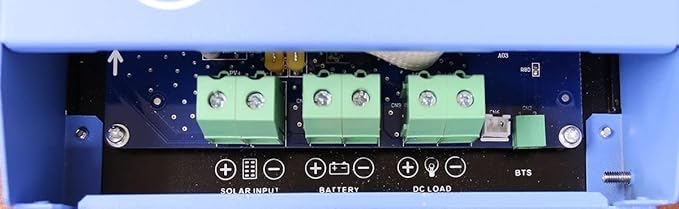 Aims Power SCC30AMPPT 30 AMP Solar Charge Controller 12V or 24 Volt Solar Systems 4 Stage Charging Battery Type Selector Stackable Over Temp Protection