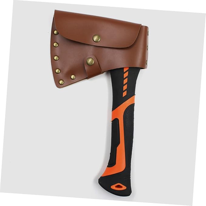 DOITOOL 6pcs Leather Protective Axe Cover Hatchet Sheath for Camping Outdoor Activities Thick Leather Construction Fits Hatchet for Outdoor Enthusiasts