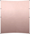 Rose Gold Gradient Foldable Beach Tent UPF50+ Waterproof Portable Sun Shelter Includes Sand Shovel Sandbags Stability Poles for Backyard and Camping