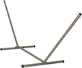 Lazy Daze Hammocks Outdoor 12 Feet Hammock Stand Heavy Duty Coated Steel Tube Frame for Indoor Porch Patio Garden Backyard Hammocks 450 Pounds Weight Capacity Tan