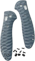 1 Pair G10 Scales with 3 Sets Screws Fit for Griptilian 551 CNC Handle Patch Replacement