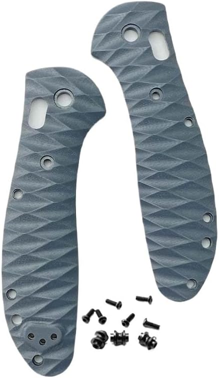 1 Pair G10 Scales with 3 Sets Screws Fit for Griptilian 551 CNC Handle Patch Replacement