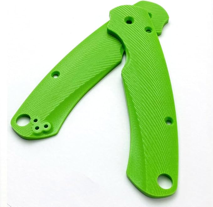 1 Pair Custom G10 Scales Handle in Green Color Fits for C81 DIY Making Handle Patch Replacement Accessory