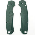 1 Pair G10 Scales Replacement Fits for C81 Handle Patch DIY Making Accessory(Green)