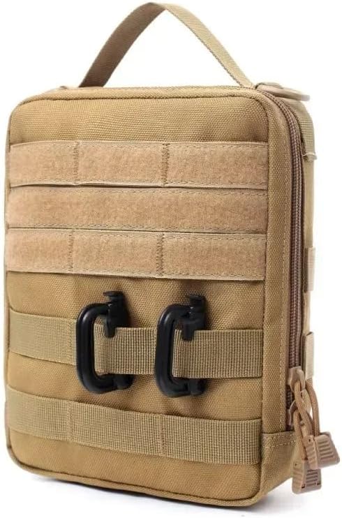 Tactical Backpack Tool Bag Utility Accessories Storage Handbag Outdoor Camping Hunting Survival Kit Medical PouchBrown
