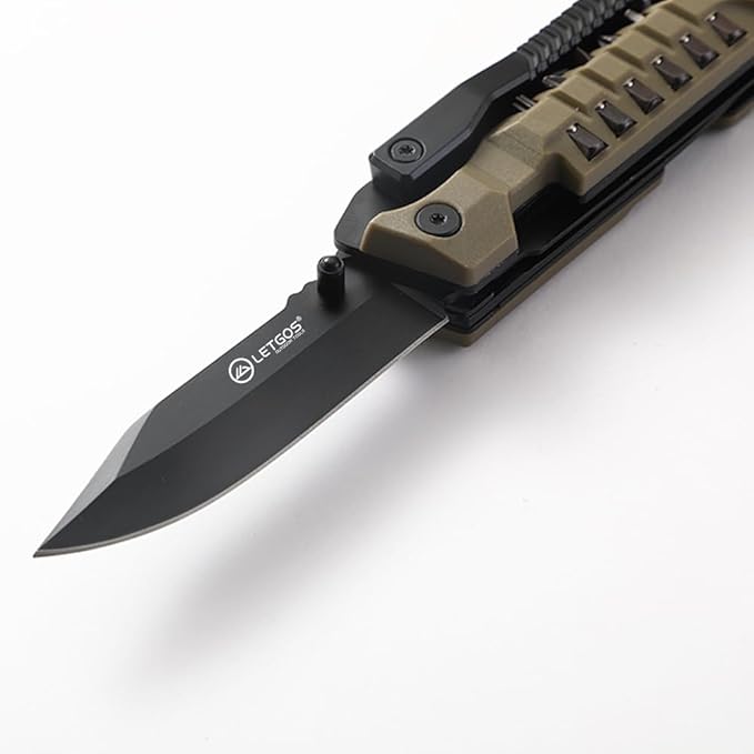 Multi Pocket Knife 22 in 1Survival Gear EDC Tools with Nylon Sheath Emergency Camping Hiking Hunting Gift for Men Women (Desert Gray)