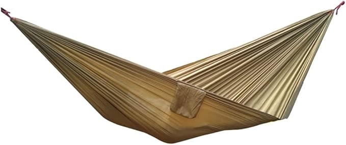 Portable Hammock Portable Camping Hammock Swing Bed Lightweight Hammocks Outdoor Indoor for Beach Garden Backyard for Backpacking Beach (Color : Brown)