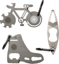 ust Tool-a-Long Carabiner Clip Multi-Tool Bundle Featuring a Themed Collection of Compact Stainless Steel Tools! (Travel Trek Transport)