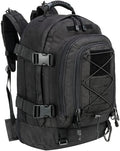 Jungle Leopard 60L Backpack for Men Large Military Backpack Tactical Travel Backpack for Work Camping Hunting Hiking (Color : BP-ZY74-BK)