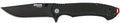 Sidliner Assisted Open Knife with Black &amp Red Aluminum Handle