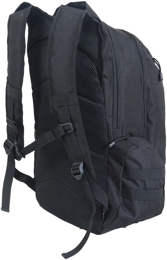 45L Waterproof Fishing Hunting Backpack Outdoor Military Rucksacks Tactical Sports Camping Hiking Trekking Bags (Black)