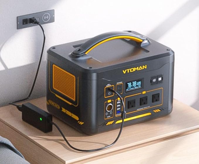 T POWER 12-30V Ac Dc Adapter for Vtoman Jump 600X Portable Power Station LFP Powered Generator PS600 600W Battery Chrager Class 2 Power Supply