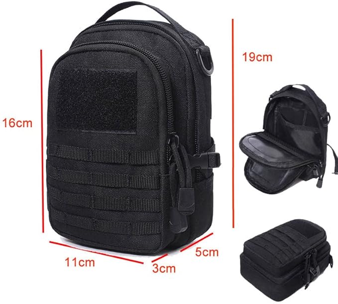 Tactical Pouch Molle Camouflage Small Bag Pack Outdoor Sports Hiking Bag Vest Accessory Gear