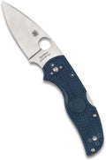 Spyderco Native 5 Knife with 2.95 CPM SPY27 High-Performance Steel Blade and Cobalt-Blue Lightweight FRN Handle - PlainEdge - C41PCBL5