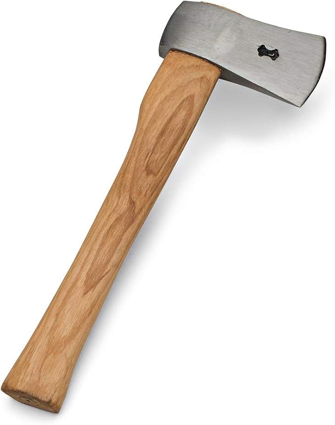Kings County Tools Swiss Army Camping Axe | 15-1/2” Hardwood Handle | Easy to Carry and Use | Perfect Campfire &amp Kindling Tool