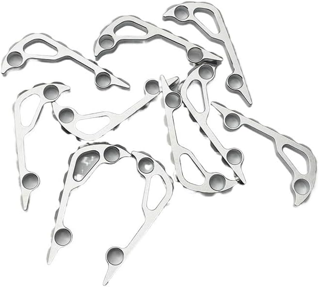 1PC Back Spacer Fits for Bugout 535 Premium Aluminum Spine Backspacer DIY Replacement Accessory(Silver)