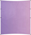 Purple Gradient Stable Beach Tent UPF50+ Lightweight Sun Shelter with Sandbags and Shovel for Camping Trips Fishing Backyard Fun or Picnics