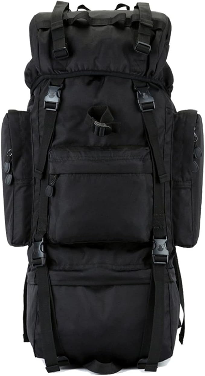 Backpacks - Sport Backpack 100L Outdoor Mountaineering Bag Men and Women Travel Bag Large Capacity Tactical Mountain Travel Rucksack (Color : B Size : 70L)