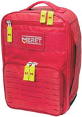 MERET V.E.R.S.A.™ PRO X EMS Backpack (Red) – Modular ALS BLS Trauma Bag with Durable Material Laser Cut MOLLE Padded Harness System