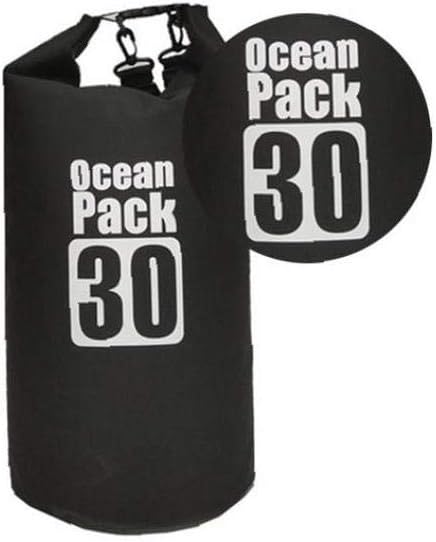 Waterproof Dry Bag Roll Top Dry Compression Sack Dry Bag Perfect Black 30l 1pc Phone Dry Bag Waterproof Sack