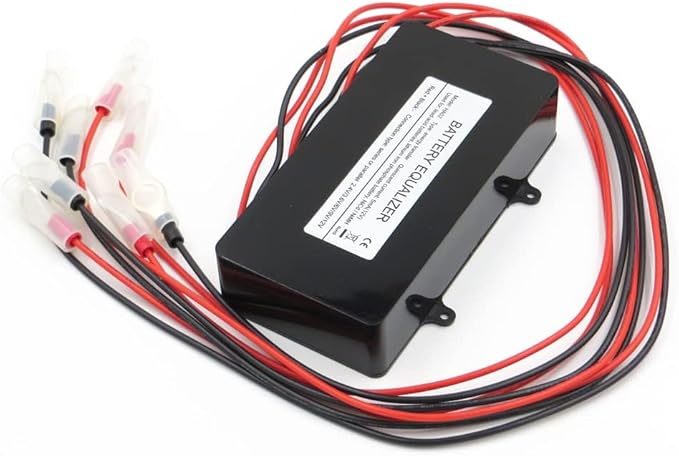 Battery Equalizer HA02 48V Batteries Voltage 4 x 12V DC Inverter Balancer Lead Acid Battery Charger Regulators Connected Series (4 X 12V)