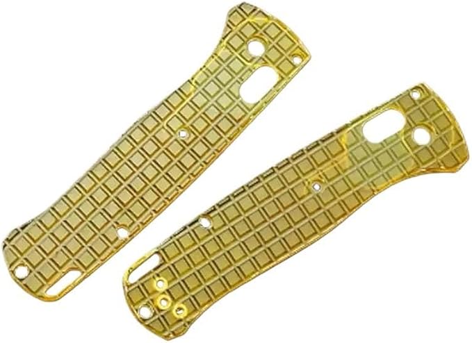 2-Piece Pair PEI Scales Fits for Bugout 535 CNC Ultem Handle Patch Blank DIY Replacement