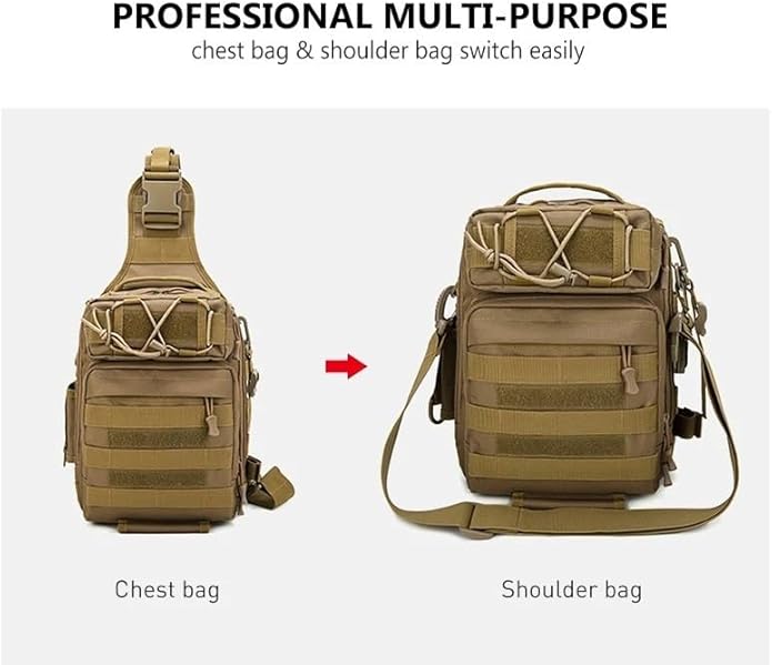 Jungle Leopard Fishing Climbing Chest Bag Tactics Military Shoulder Backpack Rucksacks Bag for Sport MOLLE Bag