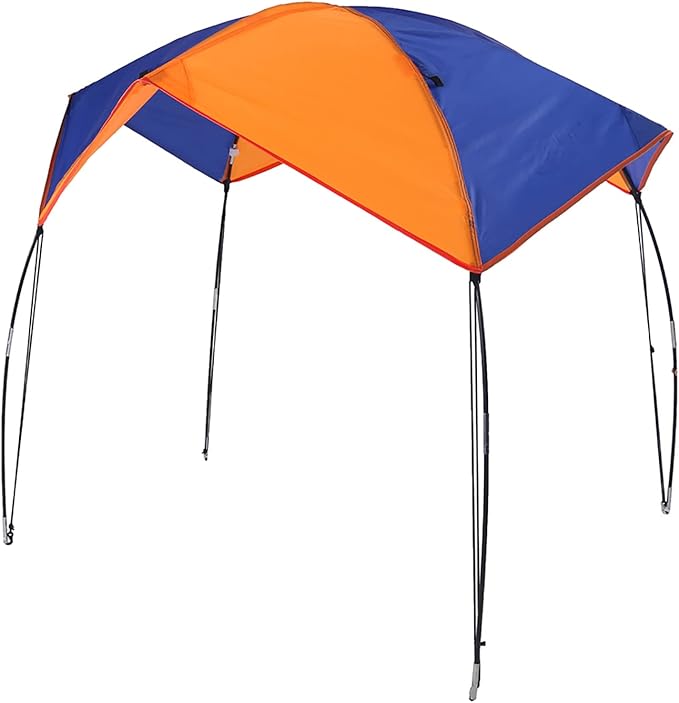 RiToEasysports 2‑4 Persons Kayak Awning CanopyBoat Sun Shade Shelter Sailboat Awning Cover for Camping Fishing