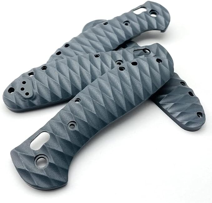 1 Pair G10 Scales with 3 Sets Screws Fit for Griptilian 551 CNC Handle Patch Replacement