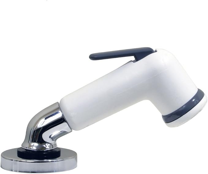 Scandvik 10191P Elbow Sprayer - Handle Pull Out - White W/6&amp39 Hose