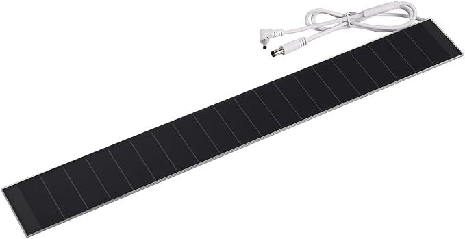 11V 3.5W Solar Panel for Motorized Shades – Dual DC Plugs (5.5x2.1mm &amp 3.5x1.35mm) – Solar Power for RTS Shades &amp Blinds