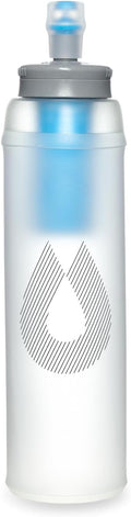 HydraPak UltraFlask+ 500ml - Filtered Compressible Soft Flask Water Bottle for Hydration Vests and Running Packs with Integrated Water Filter (500ml / 17oz)