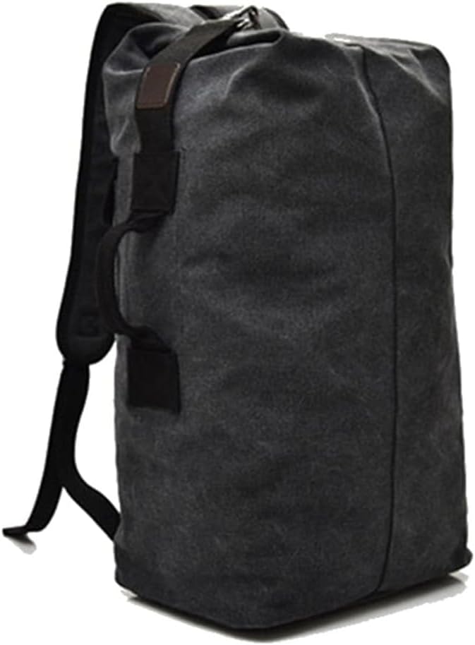 Military Tactical Backpack Large Capacity Travel Climbing Bag Duffel Bag Top Load Double Strap Canvas Backpack