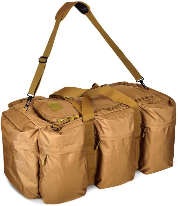 Tactical Backpack Military Molle Hiking 56-75L Outdoor tactical shoulder double shoulder hand duffel bag Russian camouflage