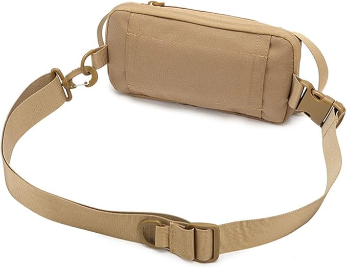 Sunnystacticalgear Outdoor Sports Hiking Sling Bag Shoulder Pack Camouflage Tactical Molle Chest Bag - Tan