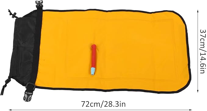 Inflatable Paddle Float Floating Bag Portable Canoe Inflatable Boat Bag Water Rescue Floating Bags Lightweight for Kayak Rubber Boat Rescue and Self Rescues