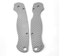 1 Pair CNC Anodized Aluminum Alloy Scales Replacement Fits for C81 Paramilitary 2(Gray)
