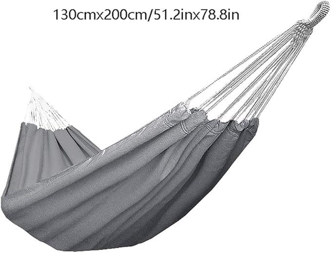 Portable Hammock Portable Patio Hammocks Canvas Hammock Multifunctional Travel Swing Bed for Outdoor Beach Garden Backyard for Backpacking Beach (Color : Blue)