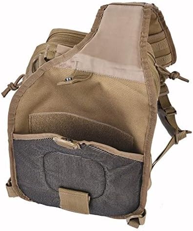 REEBOW GEAR Tactical Sling Bag Pack Military Rover Shoulder Sling Backpack Molle Assault Range Bag Everyday Carry Diaper Bag Day Pack Small Tan